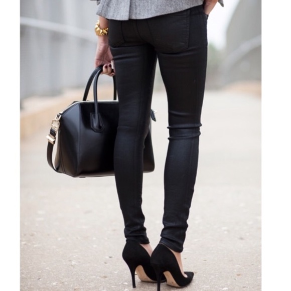banana republic black skinny jeans